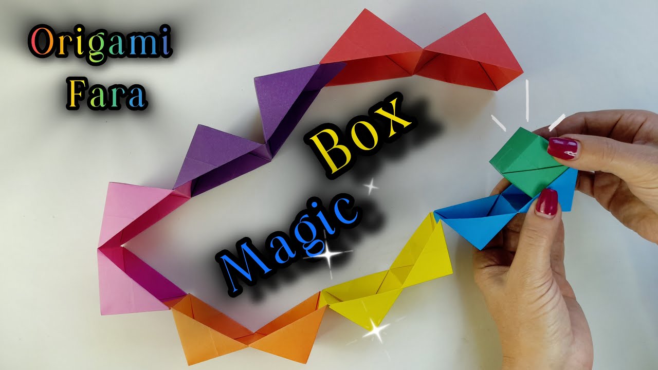 Paper Magic Box How To Make An Origami Paper Magic Box