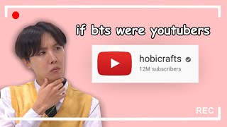 if BTS were youtubers