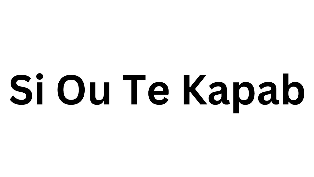 Learn Haitian Creole & English Singalong haitiancreole 