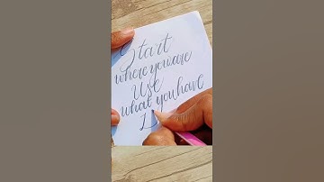 Beautiful cursive writing with normal pencil || Pencil Calligraphy