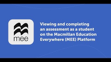 Viewing and completing an assessment as a student on the MEE Platform