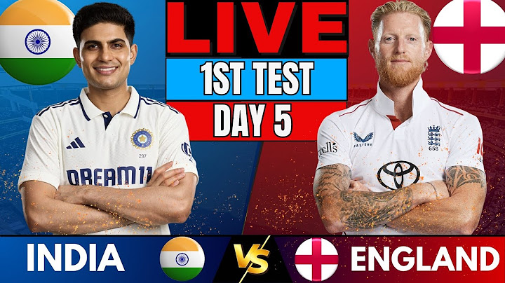 🔴 IND vs ENG Live: India vs England 1st Test Day 5, 2nd session | Live Cricket Score & Commentary
