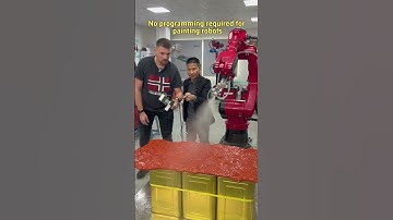 Spray robot #spray #spraypaint #robot #industrialrobot #sixaxisrobot #automated #robotarm #machine