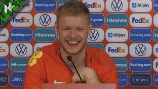 Aaron Ramsdale laughs as microphone fails after San Marino 0-10 England | Arsenal keeper interview Content