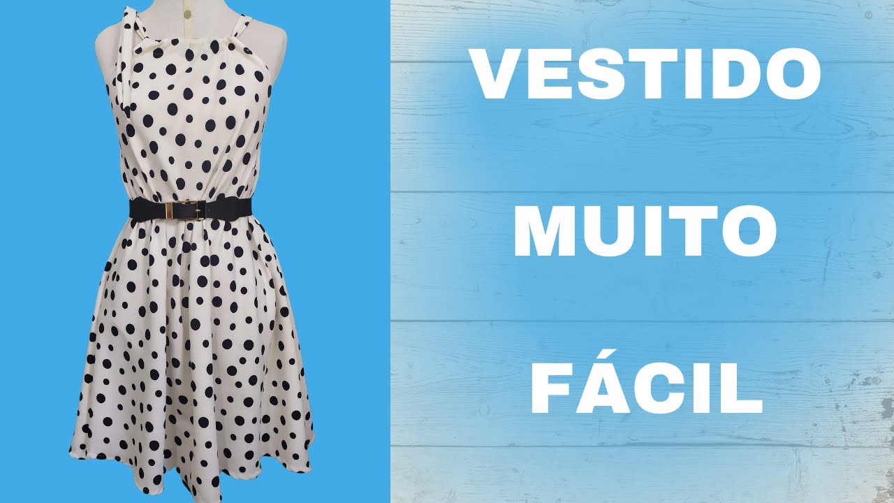 COMO FAZER VESTIDO SEM MOLDE, FAÇA EM POUCOS MINUTOS FÁCIL PARA INICIANTES