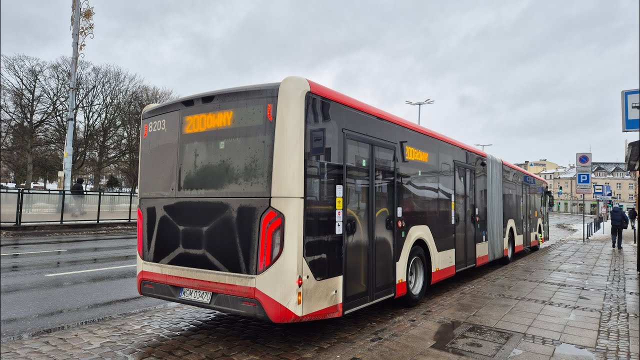 [ReloBus o. Gdańsk] MAN NG330 Lion's City 18 #8203 - linia 200, kierunek Gdańsk Dworzec Główny