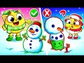 Make a Snowman Song 🎄 ⛄️ Christmas Sharing | Funny Kids Songs 😻🐨🐰🦁 And Nursery Rhymes by Baby Zoo