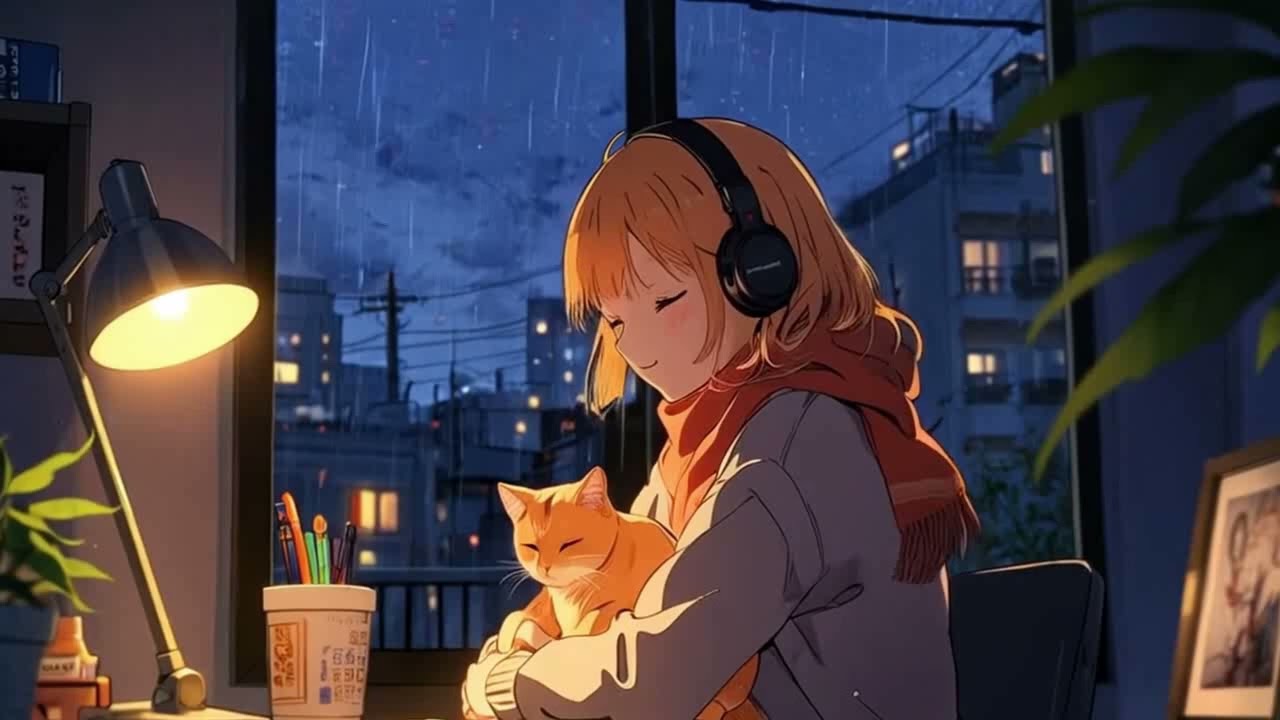 LO-FI Cat Sleep 🐱 Calming Music to Help Your Cat Sleep Peacefully All Night