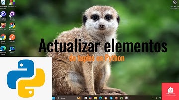 PYTHON: Actualizar elementos de tuples en Python #techno #technology #programming #programacion