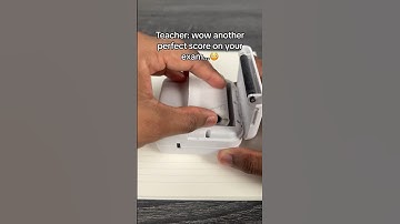 Enhanced note taking mini printer that uses NO INK😱 #study #studyvlog #studywithme #studytips #fyp