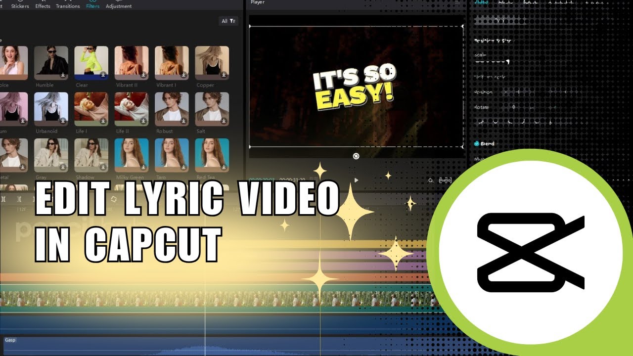 ⭐ TECH: How to edit lyric video In Capcut | Capcut | Editing tutorial ...