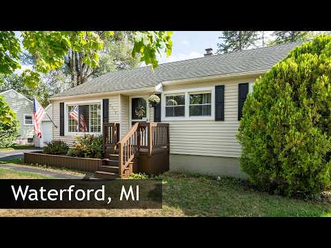 5515 Clinton River Dr, Waterford, MI home video tour