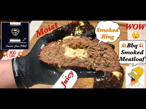 PIT BOSS PELLET SMOKER BBQ SMOKED MEATLOAF WITH PEPPER JACK & MOZZARELLA CHEESE/HOW TO COOK MEATLOAF