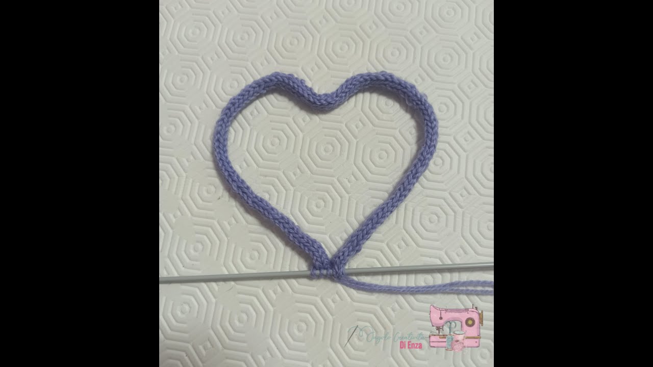 Come fare un cordoncino tubolare ai ferri🧶  Idedale per tantissime creazioni