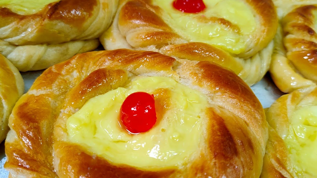 الدنش المورق بأسهل طريقه بخطوه واحده بس هتعملي عجينه مورقه👌🏻تحفه وصفات ندوش♥️