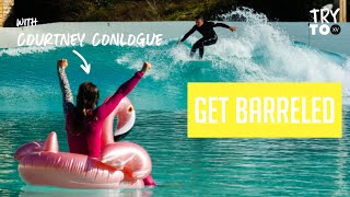 Famous COURTNEY CONLOGUE TAUGHT ME HOW TO GET BARRELED | TRY TO XV Wealth
