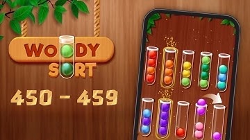 Woody Sort: Ball Sort Puzzle | Level 450 - 459