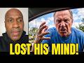 Caught on Camera: White Man's Racist Meltdown After Driver Pulls Into His Yard