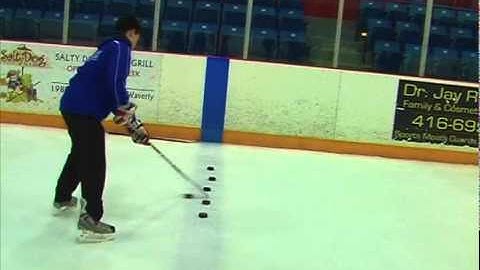 Hockey Drill - Stickhandling Drills (Passing, Toe Drag Stick handling and Shooting)