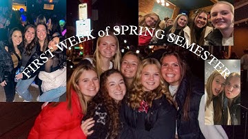 COLLEGE WEEK IN MY LIFE | University of Cincinnati (first week of spring semester)
