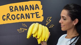 Como fazer Snack saudável de banana com amêndoas