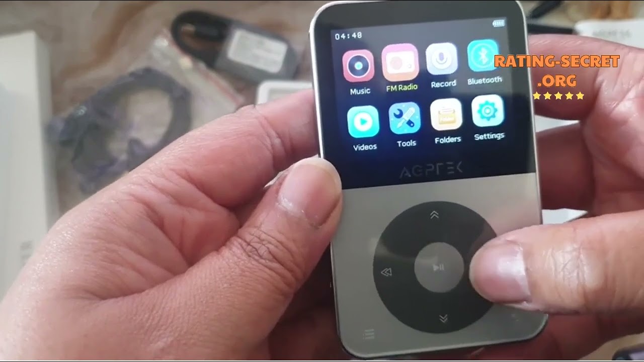 レビューAGPTEK MP3プレーヤー 64GB 大容量 ウォークマン Bluetooth5.3