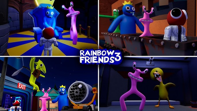 BLUE FROM ROBLOX RAINBOW FRIENDS CHAPTER 2 ODD WORLD, 3D FA