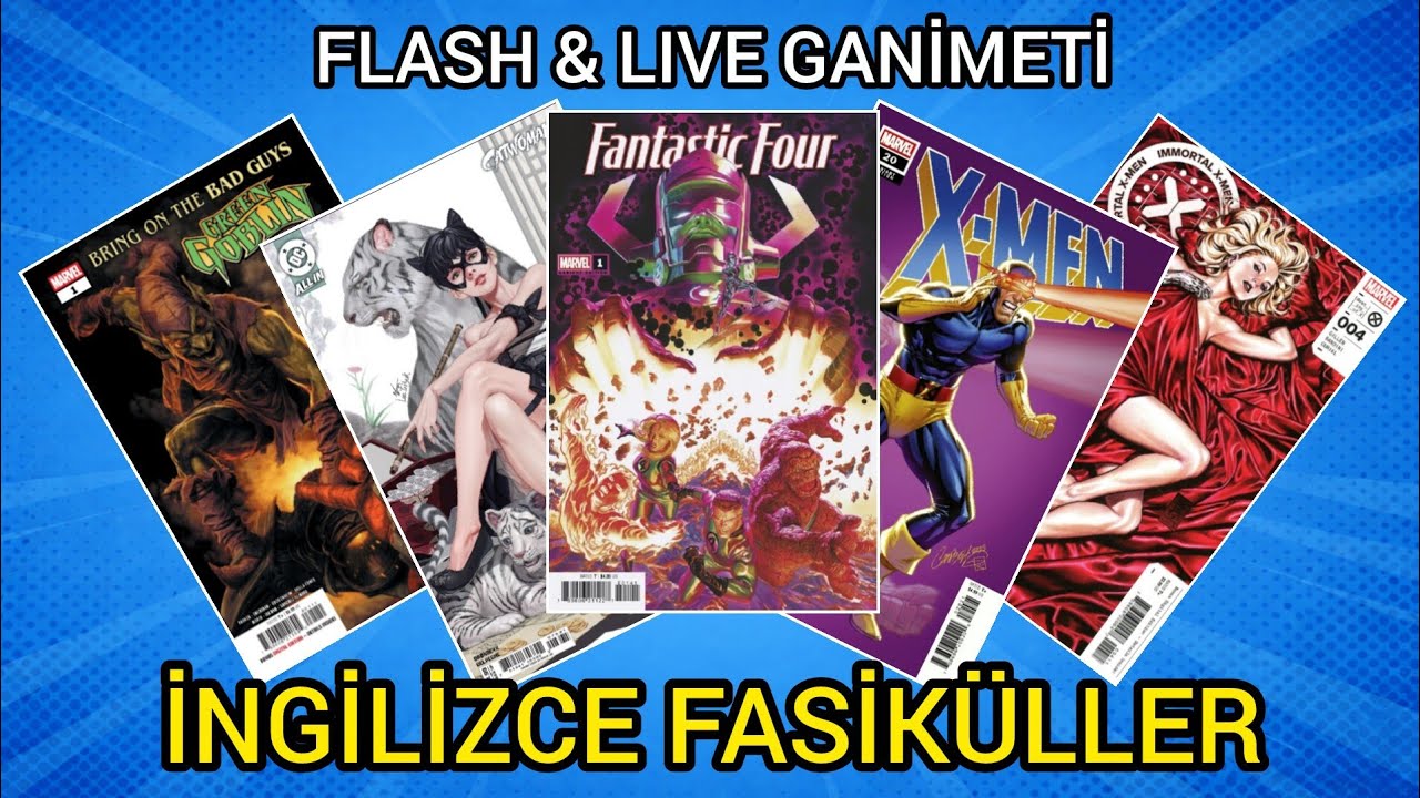 X-Men, Magik, Batman, Fantastic Four & Dr Doom | Çizgi Roman Alışverişi İngilizce Fasiküller