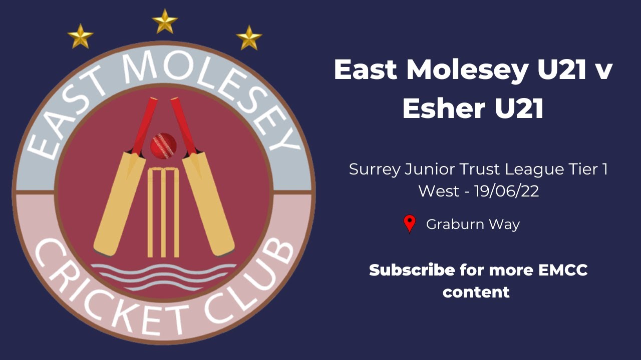 East Molesey CC U21 v Esher CC U21 | Surrey Junior Trust League Tier 1 West | Match Highlights