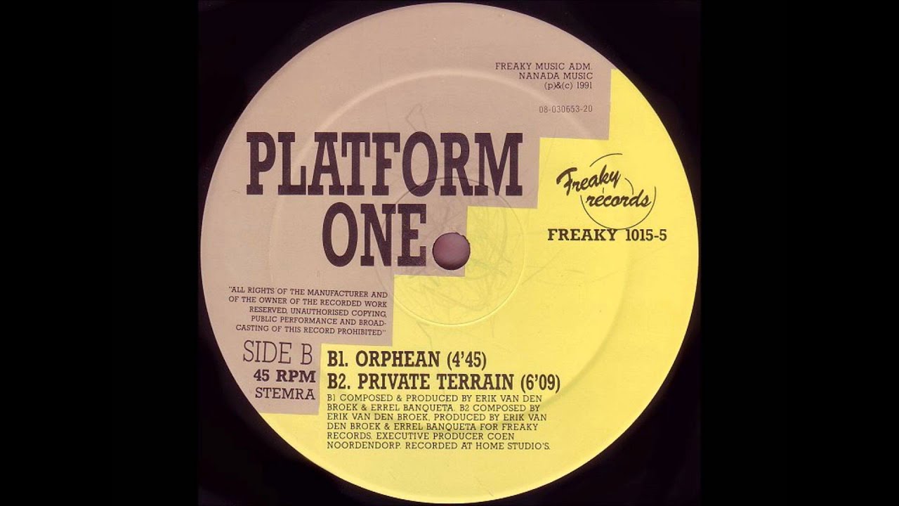 PLATFORM ONE - PRIVATE TERRAIN (1991)