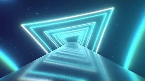 Rotating Neon Triangles Stock Motion Graphics