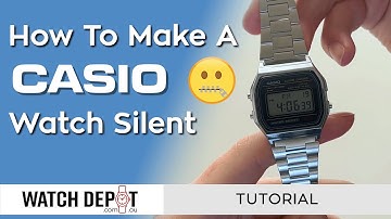 How To Make A Casio Watch Silent
