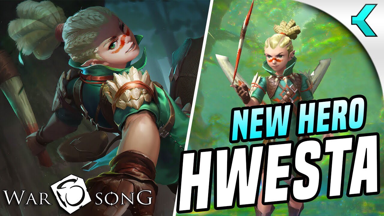 New Hero HWESTA Gameplay | Warsong MOBA