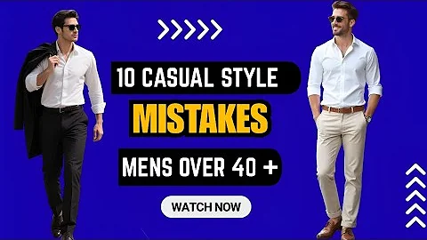 10 Fashion Mistakes Men Over 40 Are Making — Stop Looking Older!