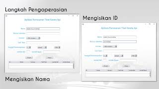 Aplikasi Pemesanan Tiket Kereta Api (Java)