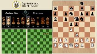 Game 02 - (Hawk and Unicorn) - Musketeer Chess screenshot 1