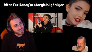 Wtcn Ece Ronayın Storyisini Görüyor