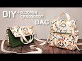 DIY Foldover Crossbody Bag | Multi Pockets Handbag Tutorial [sewingtimes]