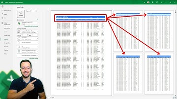 Como Repetir Cabeçalho Excel para Todas as Folhas e Configurar Área de Impressão