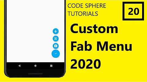 fab menu android studio || Custom fab 2020