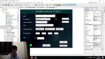 Program sederhana  java (GUI) Pemesanan tiket pesawat