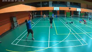 20180409 5 敏男+子陞 vs Ben+Rocky