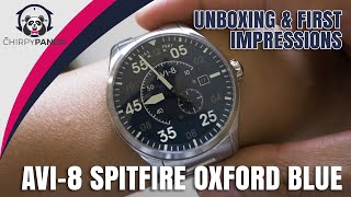 AVI-8 Spitfire Type 300 Oxford Blue Automatic Watch Unboxing & First Impressions