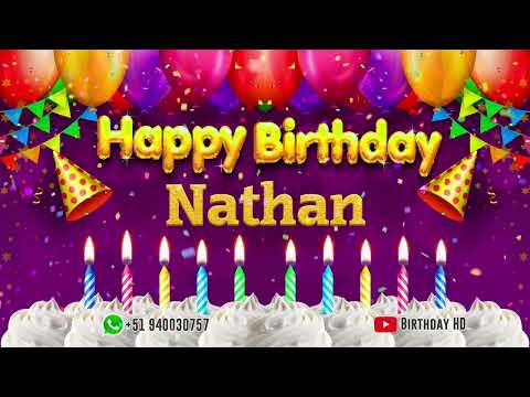 Nathan Happy Birthday To You Happy Birthday Song Name Nathan
