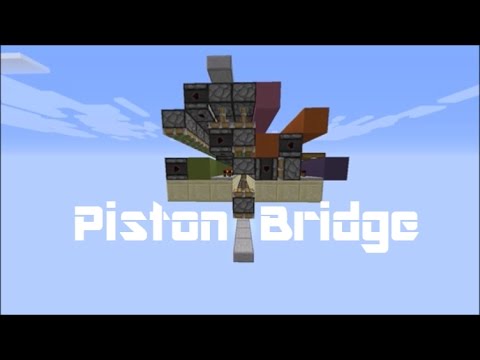 Minecraft 1.11 Piston Bridge