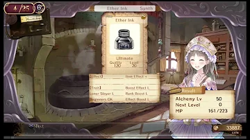 Atelier Totori - How to synthesize an ultimate Ether Ink