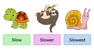 Degrees Of Comparison In English Comparative & Superlative Adjectives