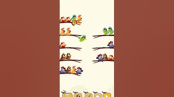 Bird colour sort puzzle game 🎮 #shortvideo #gameplay #subscribe