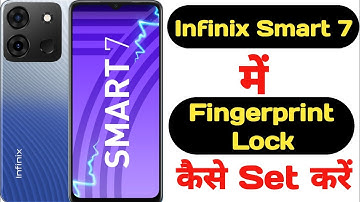 How to set fingerprint lock in Infinix Smart 7 || Infinix Smart 7 me fingerprint lock kaise lagaye |