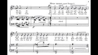 Antonin Dvorak -  op. 99, Biblical Songs, I. Oblak a mrákota jest vůkol Něho